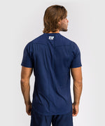 Load image into Gallery viewer, Venum X Top Rank Original Men&#39;s Dry Tech Shirt - Navy Blue
