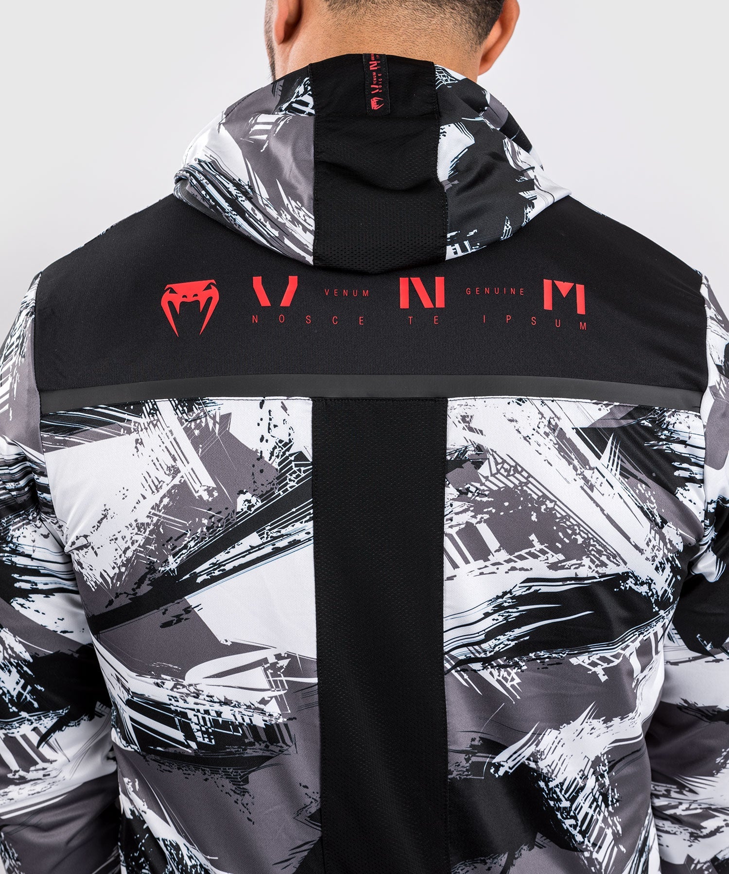 Venum Electron 3.0 Hoodie - Grey / Red