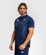 Load image into Gallery viewer, Venum X Top Rank Original Men&#39;s Dry Tech Shirt - Navy Blue
