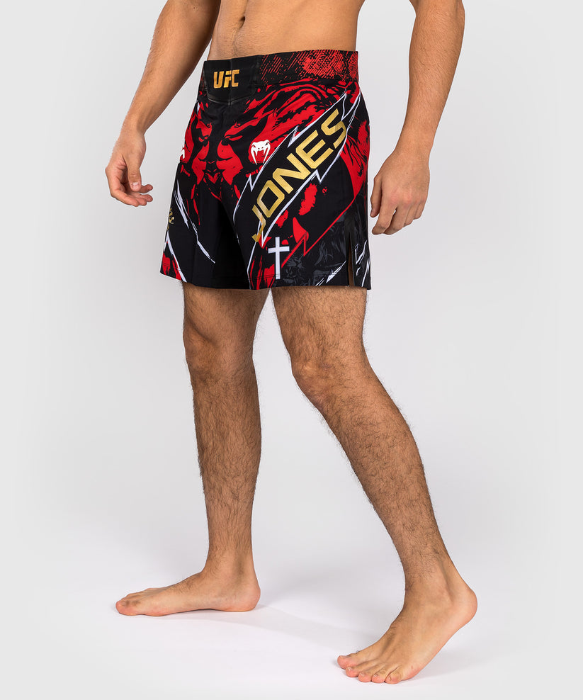 UFC Unrivaled by Venum Jon Jones Men’s Short Fit Fight Short - Red