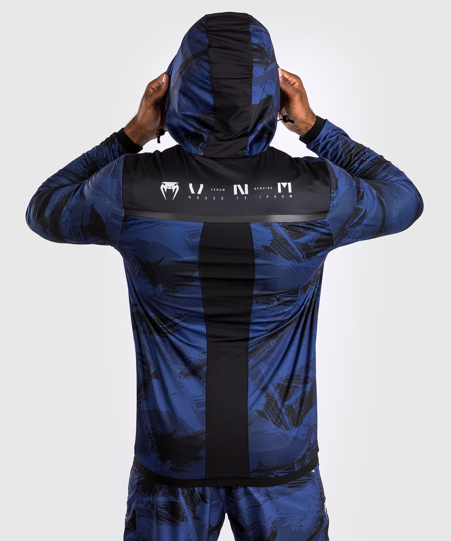 Venum Electron 3.0 Hoodie - Navy Blue