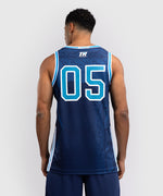 Load image into Gallery viewer, Venum X Top Rank Original Men&#39;s Basketball Jersey - Navy Blue
