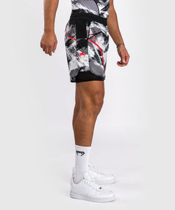 Venum Electron 3.0 Training shorts - Grey / Red