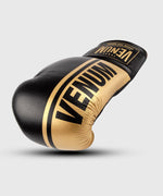 Load image into Gallery viewer, VENUM Shield Pro Boxing Gloves - With Laces - Black/Gold
