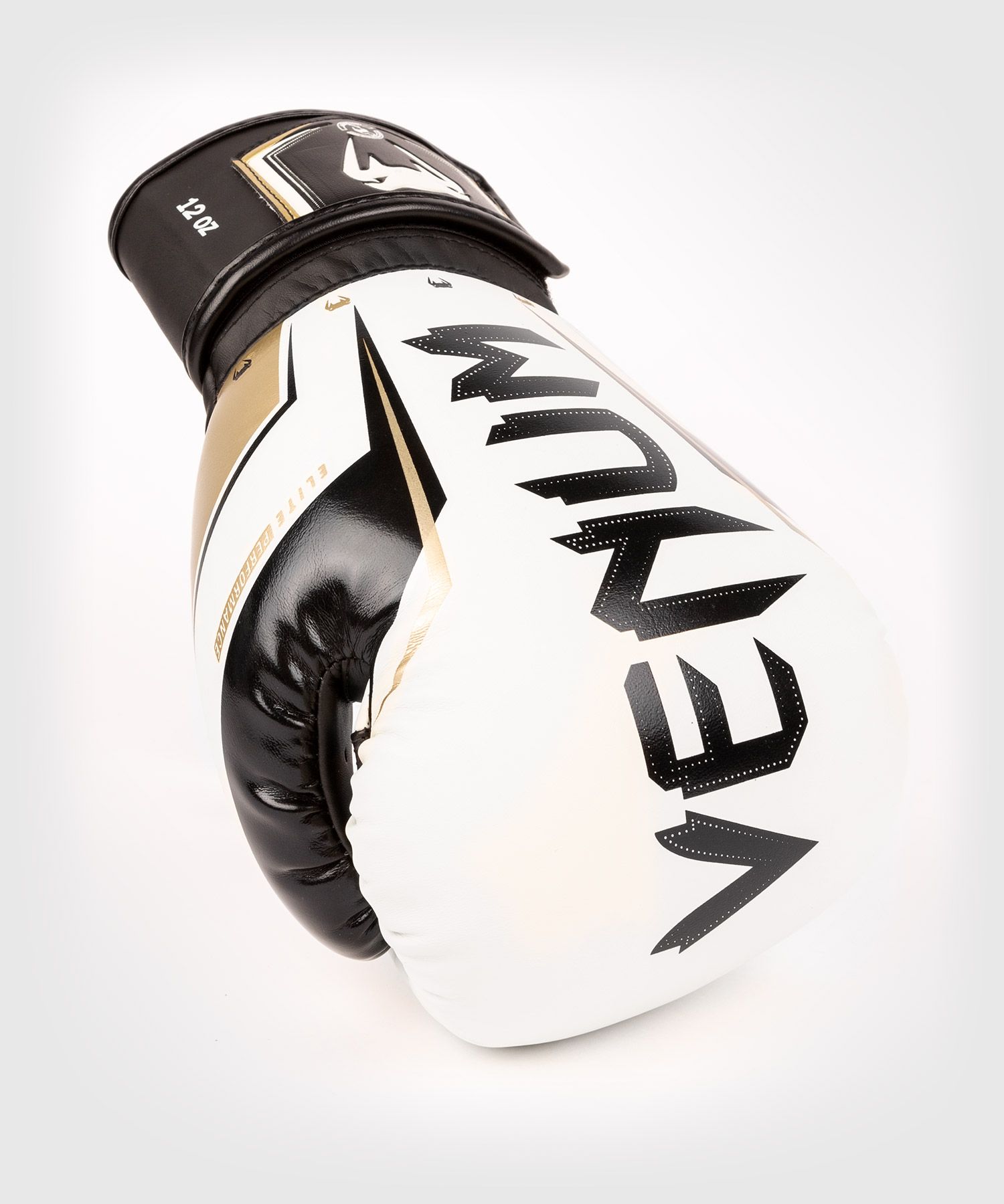 VENUM Elite Evo Boxing Gloves - White/Gold