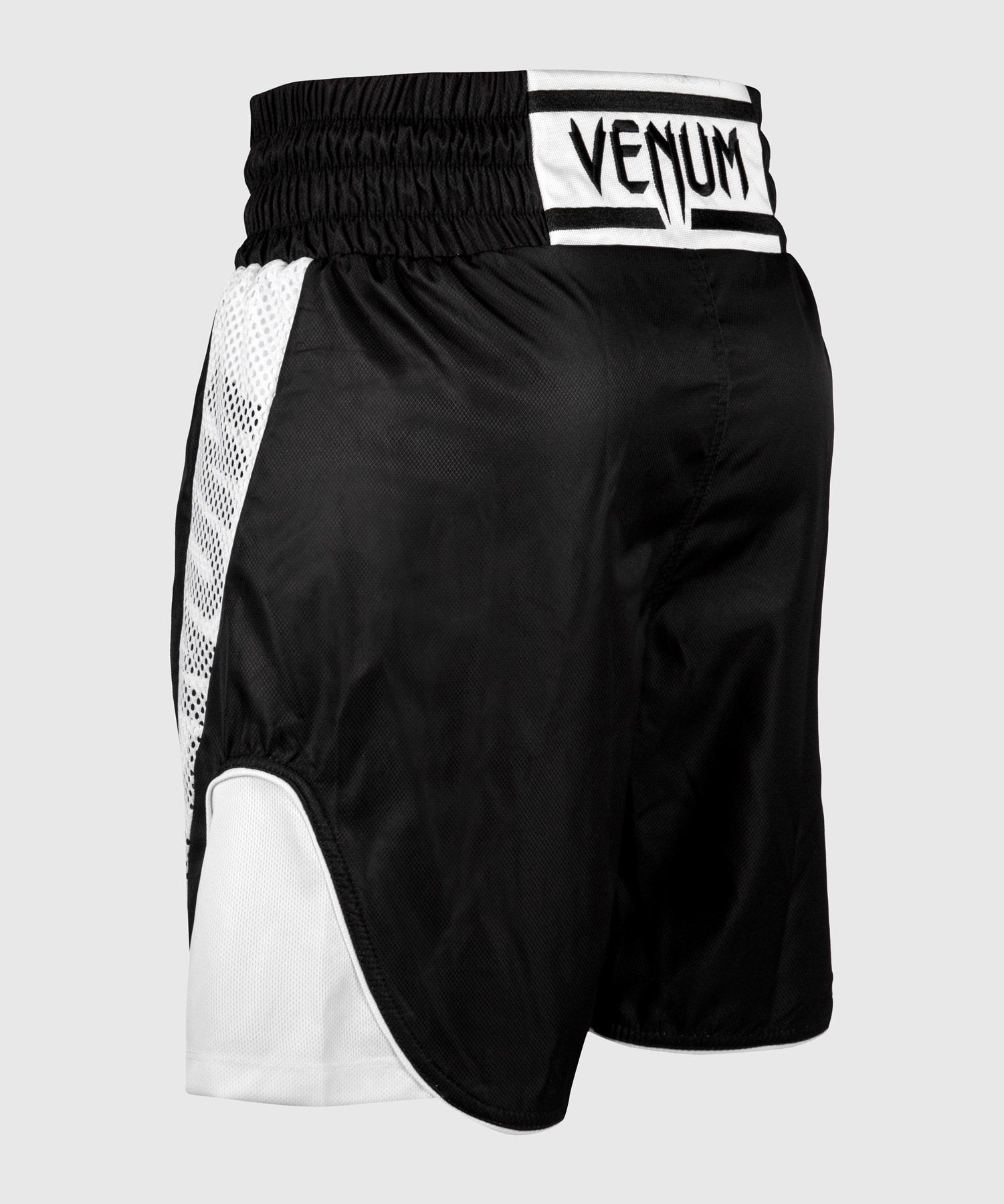 VENUM Elite Boxing Shorts - Black/White